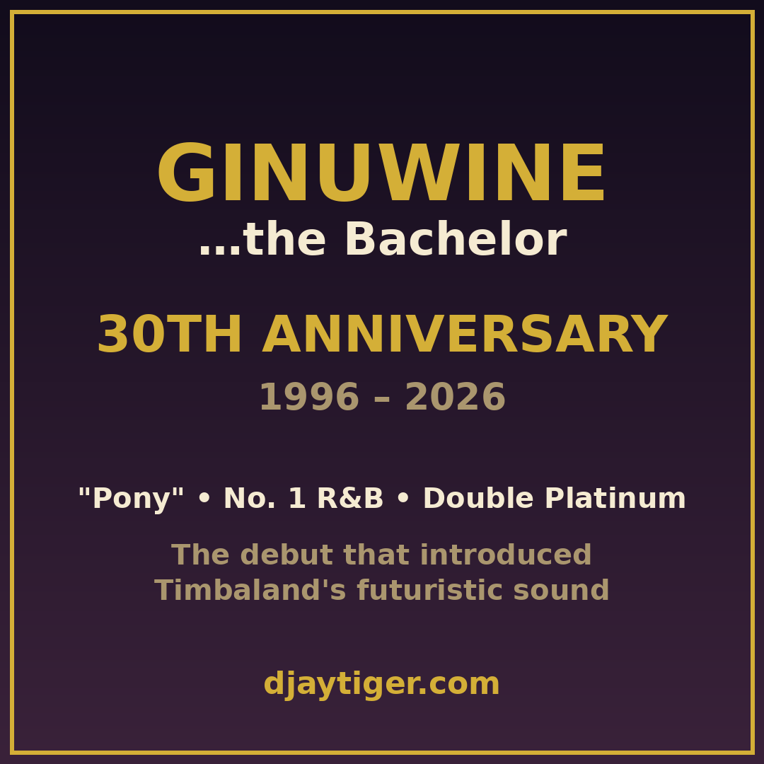 Ginuwine The Bachelor 30th Anniversary