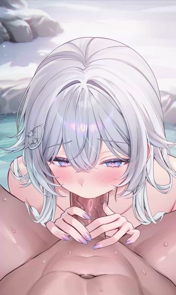 Hot Spring Oral Service Blowjob Animation